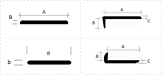 Other Flat Strips and Edgings (Plastic Extrusions) from TP Extrusions