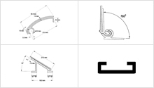 Extruded Plastic Label Holders / Ticket Strips from TP Extrusions