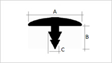 Plastic T Barbed Sections from TP Extrusions Plastic T Barbed Sections from TP Extrusions