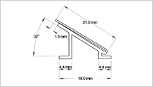 Label Holders / Ticket Strips - Flat EPOS